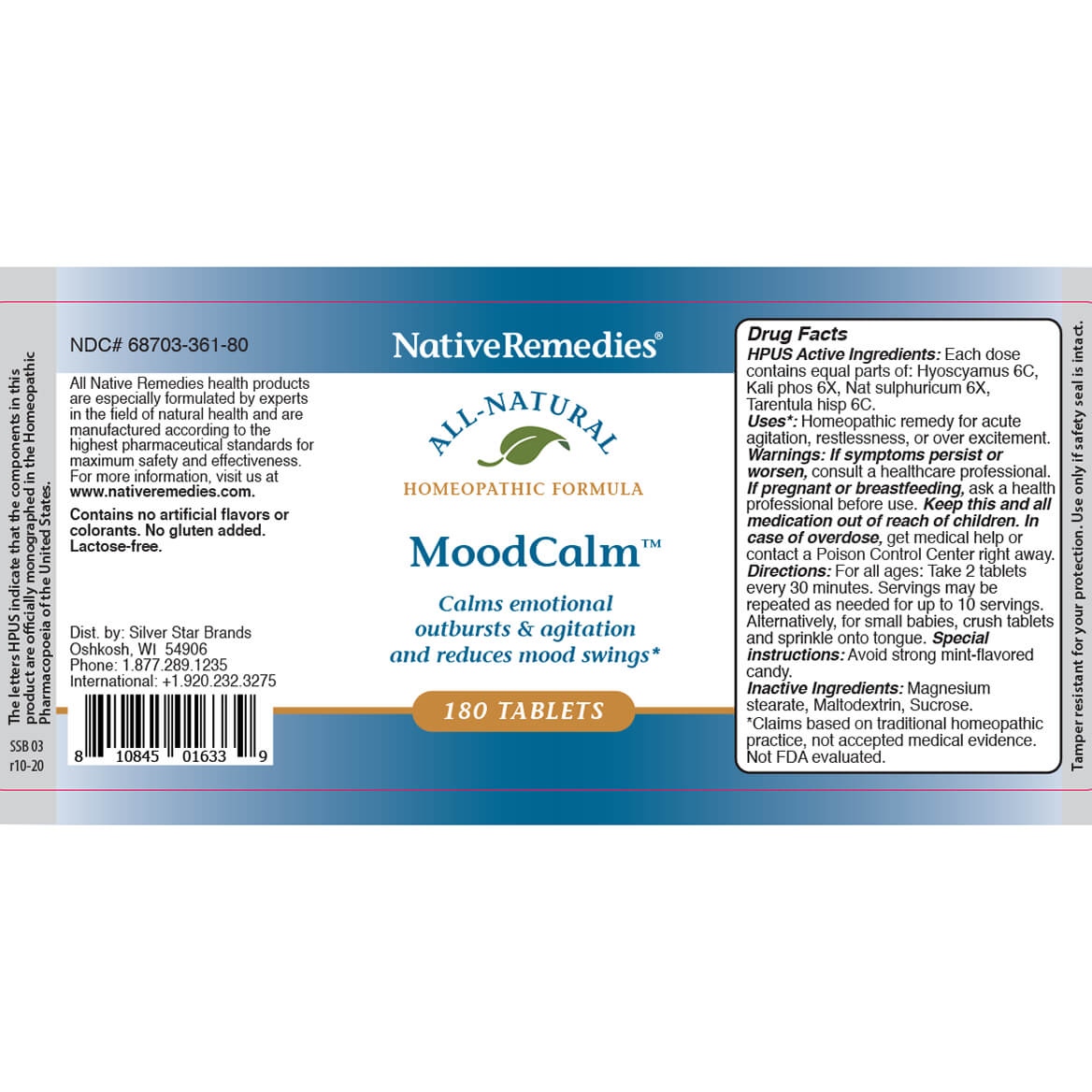 Native Remedies MoodCalm + PureCalm + MindSoothe Jr. - Picture 6 of 9