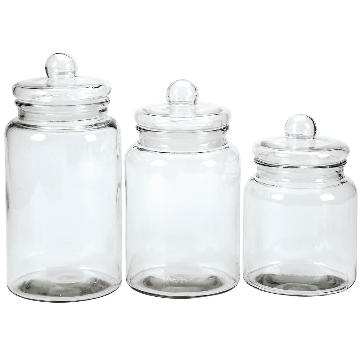 Glass Apothecary Jars With Lids Decorative Display Canisters